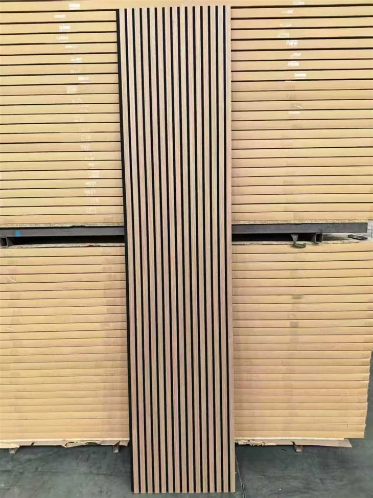 Modern Style Interior Wood Wall Decor Soundproof Akupanel manufacturers